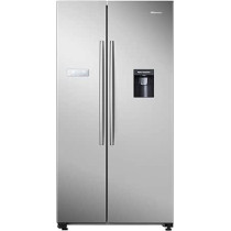 Hisense RS741N4WSU Two Door Side By Side 741L Fridge, Multi Air Flow, Inverter, Wine Rack, Silver Colour