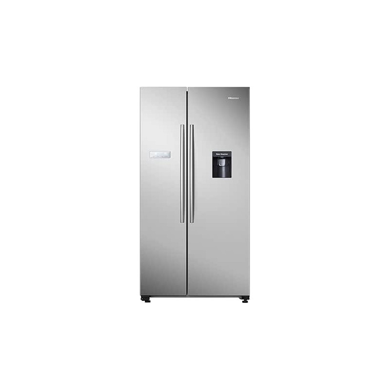 Hisense RS741N4WSU Two Door Side By Side 741L Fridge, Multi Air Flow, Inverter, Wine Rack, Silver Colour