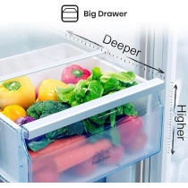 Hisense RS741N4WSU Two Door Side By Side 741L Fridge, Multi Air Flow, Inverter, Wine Rack, Silver Colour