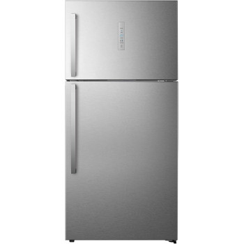 Hisense RT649N4ASU Top Mount Refrigerator With Digital Display Control, Multi Air Flow, Twist Ice maker, Tampered Glass Shelves, No Frost