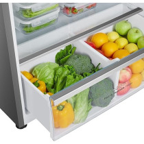 Hisense RT649N4ASU Top Mount Refrigerator With Digital Display Control, Multi Air Flow, Twist Ice maker, Tampered Glass Shelves, No Frost