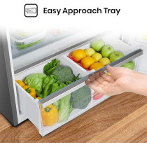 Hisense RT649N4ASU Top Mount Refrigerator With Digital Display Control, Multi Air Flow, Twist Ice maker, Tampered Glass Shelves, No Frost