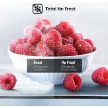 Hisense Freestanding Upright 592L Freezer, FV769N4ASUD, Super Freeze, Total No Frost, Touch Electronic Control, Silver Colour With 1 Year Full & 5 Years Compressor Warranty