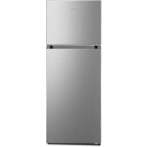 Kelon 490 Liters Double Door Top Mount Refrigerator, Total No Frost Fridge And Freezer With Powerful Interior LED Light And Large Crisper Drawer Humidity Control, Reversible Door, Silver Colour