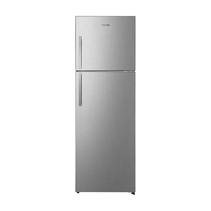 Kelon 320 Liters Double Door Top Mount Refrigerator, Total No Frost Fridge And Freezer With Powerful Interior LED Light And Large Crisper Drawer With Humidity Control