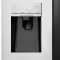 Hisense RS696N4IBGU - Two Door Side By Side 696L Fridge, Multi Air Flow, Ice And Water Dispenser, Inverter, Silver Colour