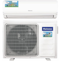 Haiwoo Air Conditioner 2.5 Ton Capacity, 30000 BTU, T3 Highly Efficient Tropical Compressor R410A, 100 Percentage Copper Golden Fin, Indoor And Outdoor, White Colour