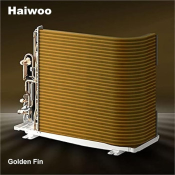 Haiwoo Air Conditioner 2.5 Ton Capacity, 30000 BTU, T3 Highly Efficient Tropical Compressor R410A, 100 Percentage Copper Golden Fin, Indoor And Outdoor, White Colour