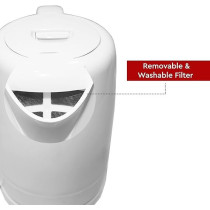 Nobel Kettles 1.7 Litre, Single Sided Water Window With 360 Degree Strix Control, Boiling Dry Protection Auto Shutoff NK17PW, White Colour