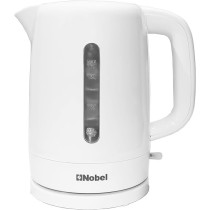Nobel Kettles 1.7 Litre, Single Sided Water Window With 360 Degree Strix Control, Boiling Dry Protection Auto Shutoff NK17PW, White Colour