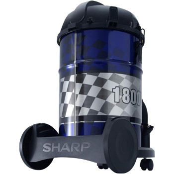 Sharp 18L 1800W Drum And Barrel 100 Percentage Copper Motor Vacuum Cleaner ECCA 1820-Z, Blue Colour