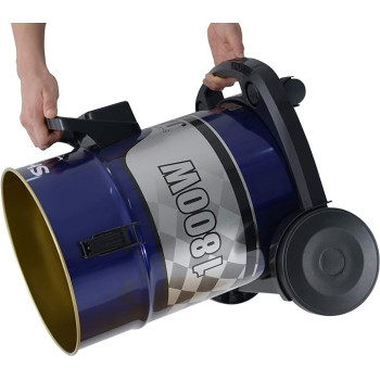 Sharp 18L 1800W Drum And Barrel 100 Percentage Copper Motor Vacuum Cleaner ECCA 1820-Z, Blue Colour