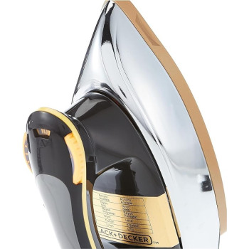 Black+Decker 1200W Heavy Weight Dry Iron, Black Colour, F550-B5