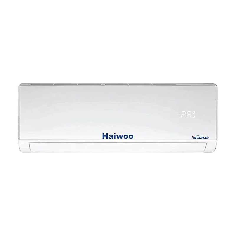 Haiwoo Inverter Split Air Conditioner 2 Ton Elite Series, T3 Efficient Inverter Compressor AC, Led Display, Auto Restart, Model HSAI42KTl, White
