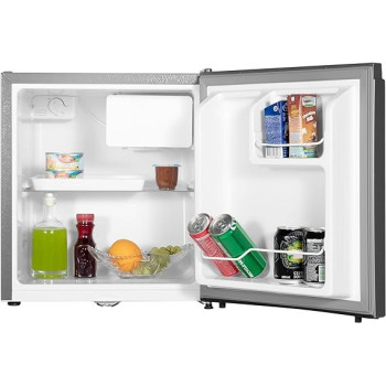 Kelon 60 L 3 Star Direct - Cool Single Door Mini Refrigerator KRA - 06DRS - 1, Silver Colour