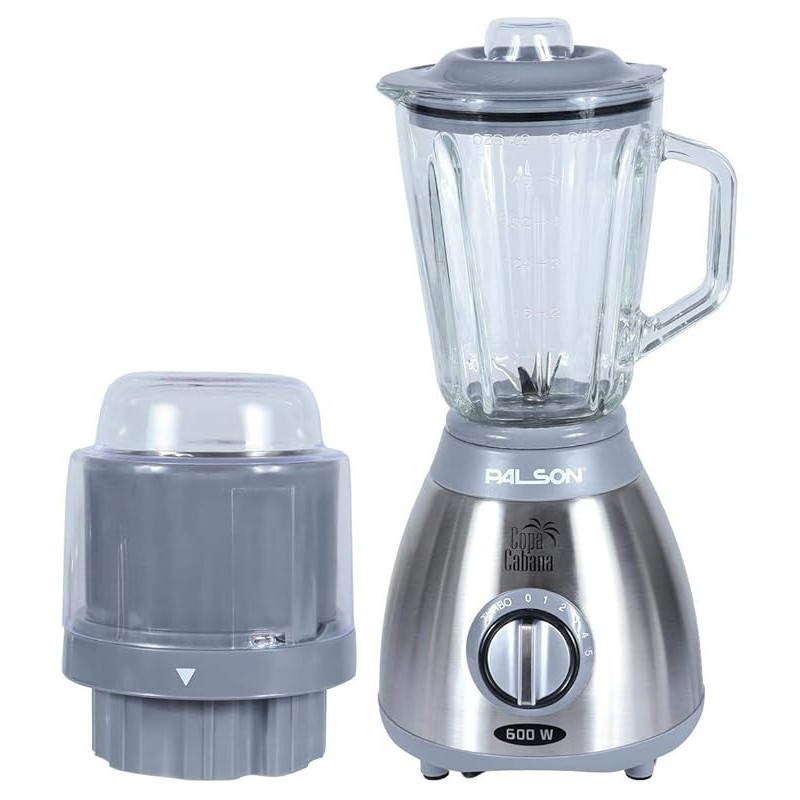 Palson Copacabana Jug Blender, Glass, Silver Colour