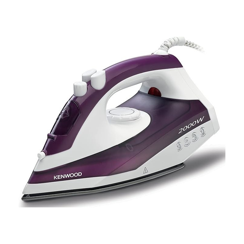 Kenwood Steam Iron 2000 Watts, 250Ml Capacity, Purple - Colour