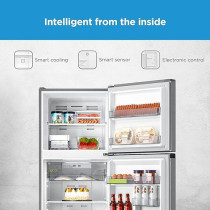 Midea 489L Gross Top Mount Double Door Refrigerator MdRT489M46, Multi-Air Flow, Silver Colour