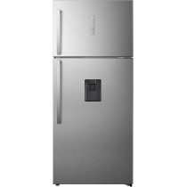 Hisense 729 Liter Refrigerator Double Door With Ice Maker Inverter Compressor, Silver, Model - RT729N4WSU