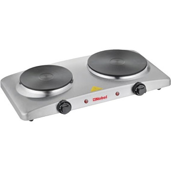 Nobel Electric Dual Hot Plate With Overheat Protection And Indication Light Hot Plate 2500W NHP402SS