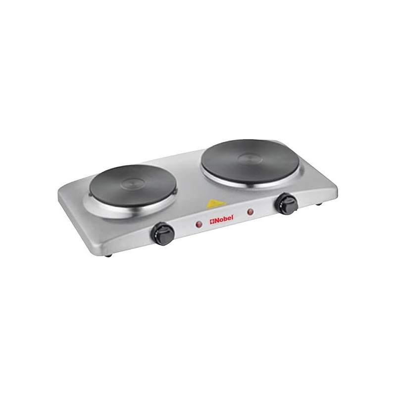 Nobel Electric Dual Hot Plate With Overheat Protection And Indication Light Hot Plate 2500W NHP402SS