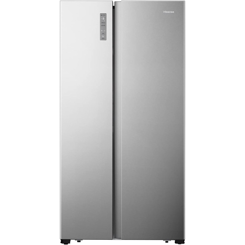 Hisense 670 Liter Refrigerator Side By Side A Plus Energy Efficiency Silver Model RS670N4ASU, Silver Colour