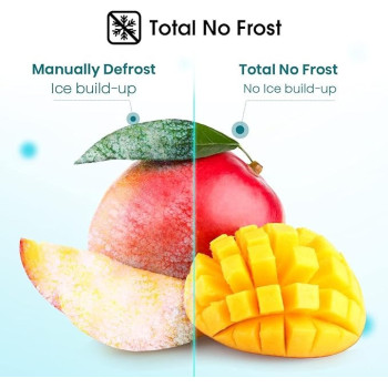 Hisense 356 Liters Upright Freezer, Silver Colour