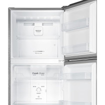 Hisense 320L Top Mount Refrigerator, Moisture Fresh Crisper, Silver Color, Model - RT418N4ASU | Hisense Double Door Refrigerator