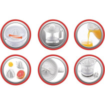 Black+Decker Citrus Juicer 600 Ml CJ675-B5, White Colour