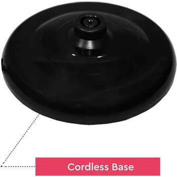 Nobel 1.7 Litre Plastic Body Kettle Single Sided Water Window With 360 Degree Strix Control, Boiling Dry Protection Auto Shutoff