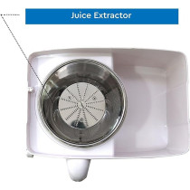 Nobel 4 In 1 Juicer And Food Factory With 1 Litre Capacity And Has Spinner Chopper And Dry Mill 400W 2 Speed - Pulse Grinder, Unbreakable Jar And Anti Slip Feet NJ176G4, White Colour