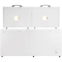 Hisense 650 Liter Chest Freezer Double Door, Silver Colour, Model FC- 65DD4SA With 1 Year Brand Warranty 