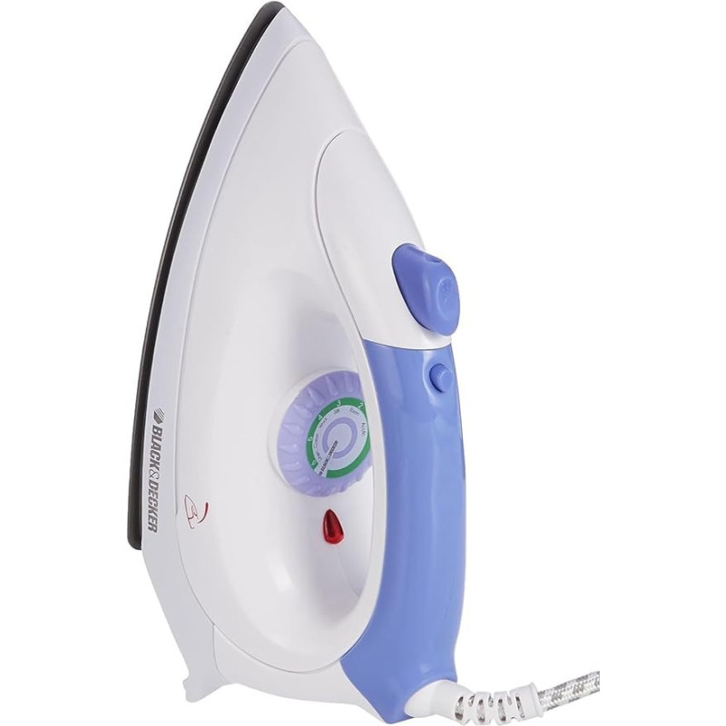 Black+Decker Dry Iron With Spray Function, White Colour, F150-B5