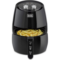 Black+Decker 4.5L Rapid Air Convection Manual Aerofry Airfryer, Black Colour, AF350-B5