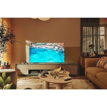 Samsung 65 Inch BU8000 Uhd Crystal 4K Smart TV - Airslim Design With Alexa And Smart TV Streaming Built IN, Boundless Screen And Adjustable Stand