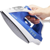 Sharp Vertical Steam Iron 2180W EI - SU11 - B3, Blue And White Colour