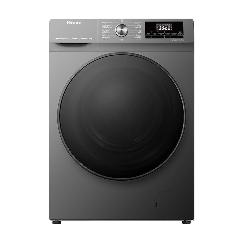Hisense WFQA1014EVJMWT 10 KG Front Load Washing Machine With Inverter Motor