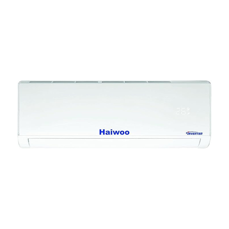 Haiwoo Inverter Split Air Conditioner 1.5 Ton Heat And Cool, Inverter Compressor With Golden Fin, Model HSAI - 18KTL, White Colour