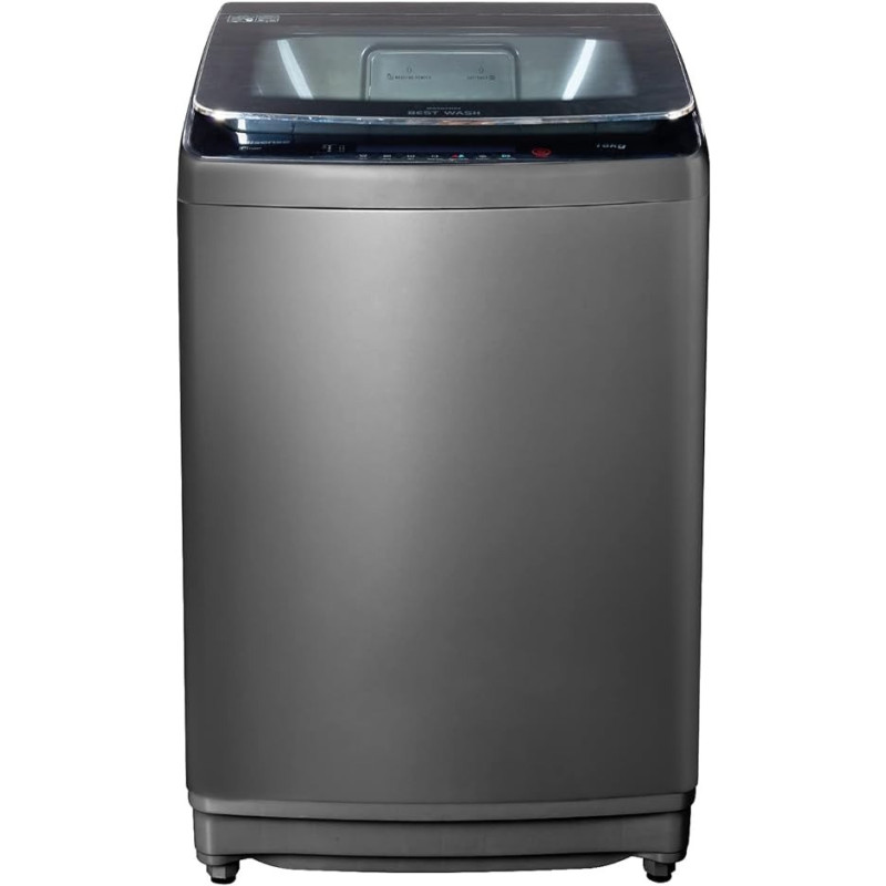 Hisense Top Loading Washing Machine, 18KG Capacity, WTY1802T, Silver Colour