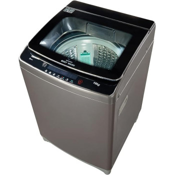 Hisense Top Loading Washing Machine, 18KG Capacity, WTY1802T, Silver Colour