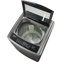 Hisense Top Loading Washing Machine, 8 KG, Titanium Colour - WTJD802T