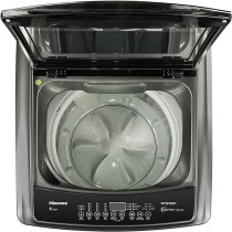 Hisense Top Loading Washing Machine, 8 KG, Titanium Colour - WTJD802T