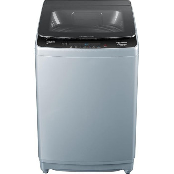 Kelon 18 KG Fully Automatic Top Load Washing Machine, 8 Programs, With Spin Dry, Led Display, Child Safety Lock, Silver Colour, Model - KETY1802S
