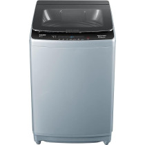 Kelon 18 KG Fully Automatic Top Load Washing Machine, 8 Programs, With Spin Dry, Led Display, Child Safety Lock, Silver Colour, Model - KETY1802S
