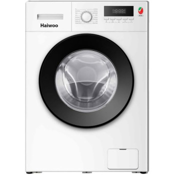 Haiwoo 7KG Front Load Washing Machine HWFl-70E12102, Speed1200 RPM, Smart Unblance Protection, Memory Of Power Interrupt, Overheating Control, Child Lock Drum Clean, D47XW59.5XH85 CM, White Colour