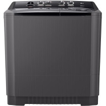 Lg 14 Kg Twin Tub Semi Automatic Washing Machine, Black Colour