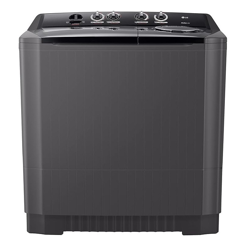 Lg 14 Kg Twin Tub Semi Automatic Washing Machine, Black Colour