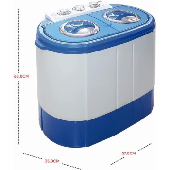 Nobel Twin Tub Semi Auto Washer White 3 Kg Twin Tub Nwm300