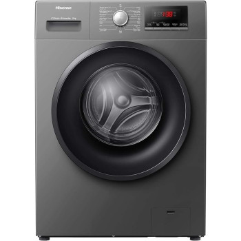Hisense 9KG Front Load Washing Machine With Inverter Motor, Allergy Steam Care, Child Lock, Delay Timer, Pause And Add, Self Cleaning Programme, 15 Mins Quick Wash