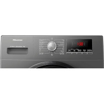 Hisense 9KG Front Load Washing Machine With Inverter Motor, Allergy Steam Care, Child Lock, Delay Timer, Pause And Add, Self Cleaning Programme, 15 Mins Quick Wash